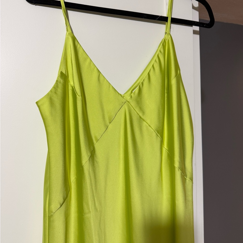 A New Day Bright Green Maxi Dress - Picture 2 of 3